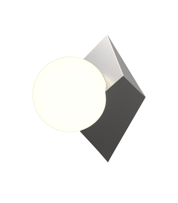 Cubeo Globe Wall Lights Platinum G9-1