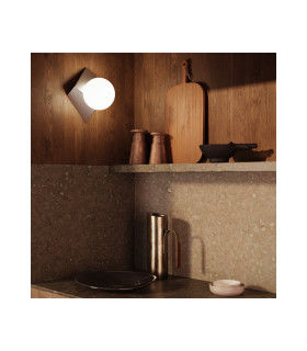 Cubeo Globe Wall Lights Platinum G9-2