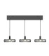 Float LED Bar Pendant Ceiling Light Black 3000K-1