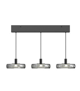 Float LED Bar Pendant Ceiling Light Black 3000K-1