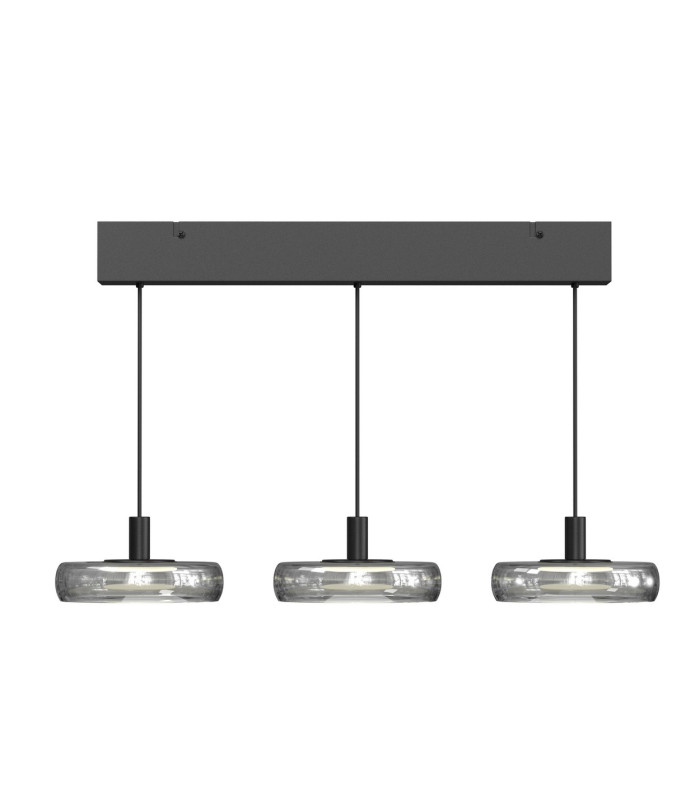 Float LED Bar Pendant Ceiling Light Black 3000K-1