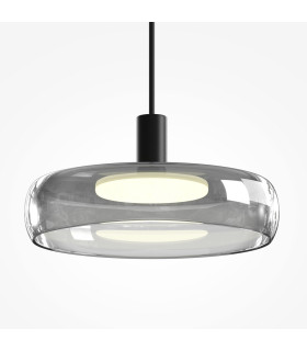 Float LED Bar Pendant Ceiling Light Black 3000K-2