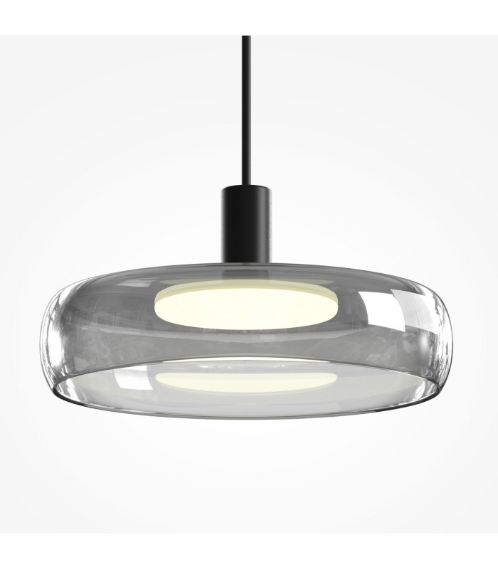 Float LED Bar Pendant Ceiling Light Black 3000K-2