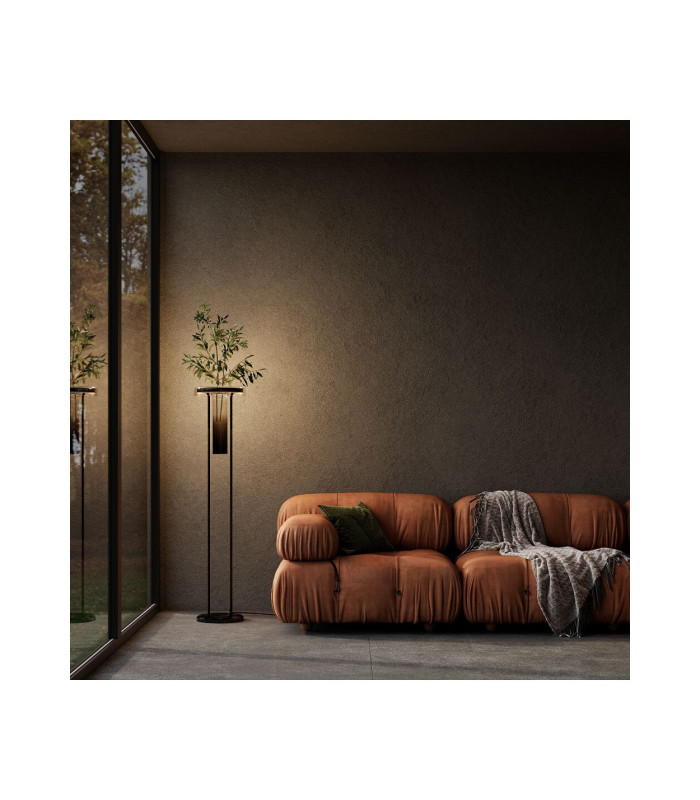 Ikebana LED LED Integrated Floor Lamp Black 3000K Dimmable-2