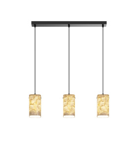 Maris Bar Pendant Ceiling Light Black E14-1