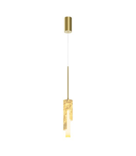 Maris LED Slim Pendant Ceiling Light Gold 2700K Dimmable-1