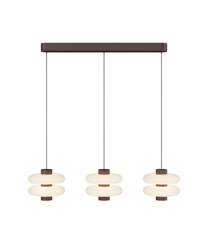 Nuvem LED Bar Pendant Ceiling Light Brown 3000K Dimmable-1