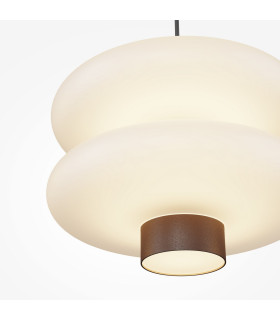 Nuvem LED Bar Pendant Ceiling Light Brown 3000K Dimmable-2