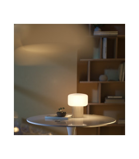 Omaggio Cylindrical Table Lamp Beige G9-2