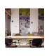 Polar Slim Pendant Ceiling Light Black GX53-2