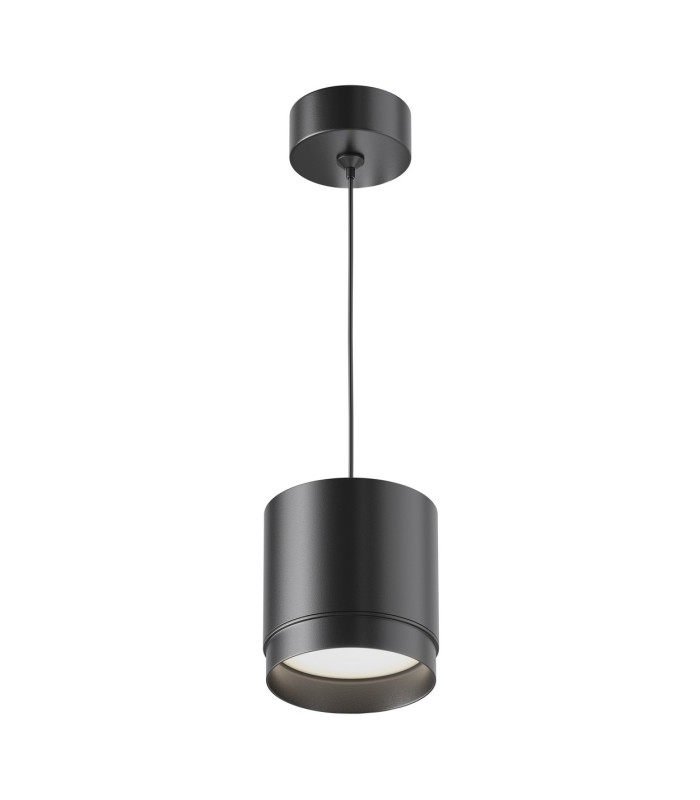 Polar Slim Pendant Ceiling Light Black GX53-3