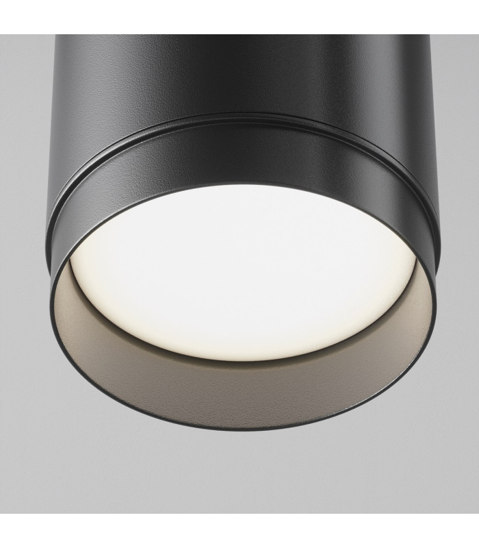 Polar Slim Pendant Ceiling Light Black GX53-4