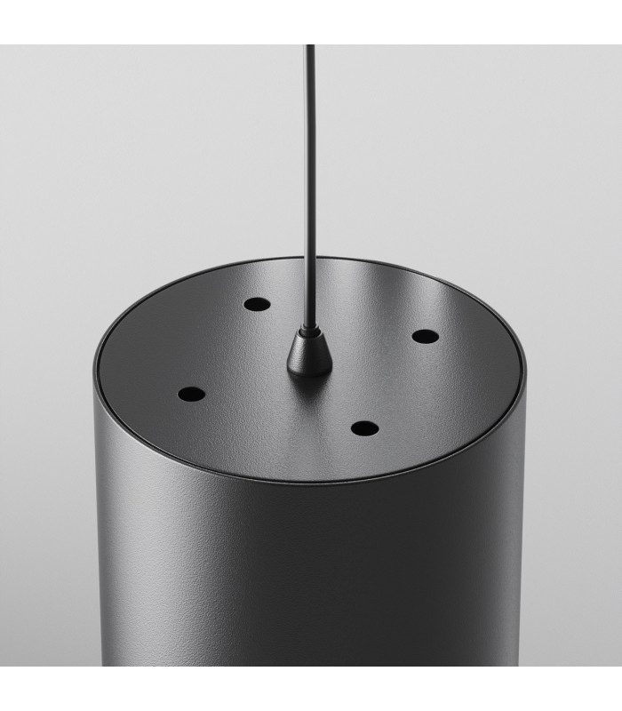 Polar Slim Pendant Ceiling Light Black GX53-9