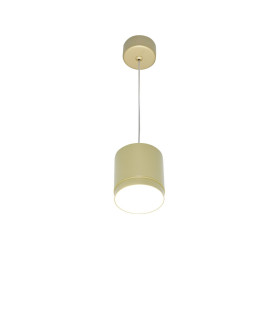Polar Slim Pendant Ceiling Light Matte gold GX53-1