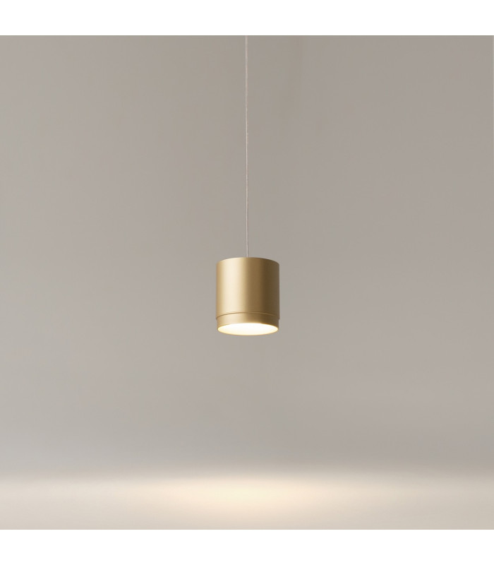 Polar Slim Pendant Ceiling Light Matte gold GX53-4