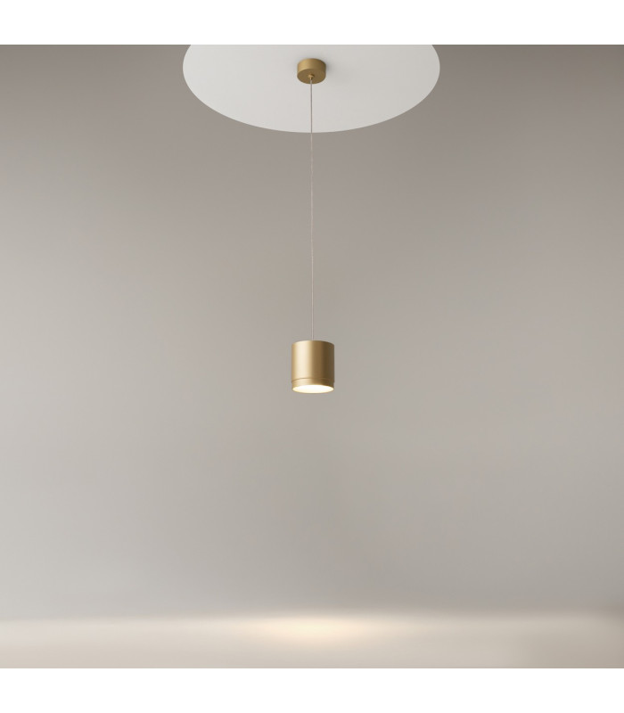 Polar Slim Pendant Ceiling Light Matte gold GX53-6