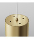 Polar Slim Pendant Ceiling Light Matte gold GX53-8