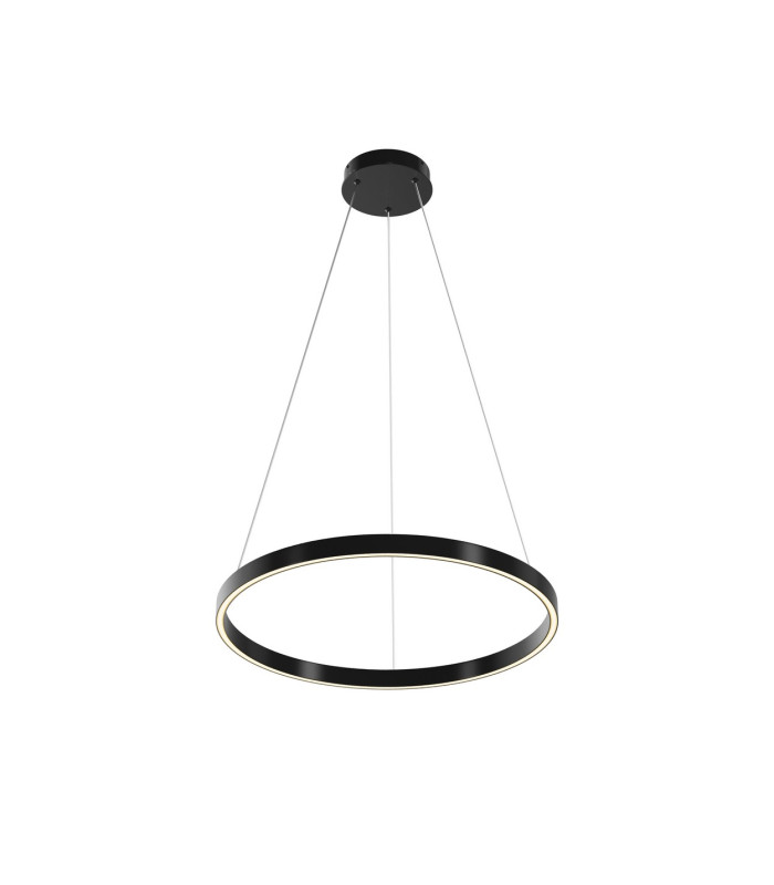 Rim LED Pendant Ceiling Light Black 3000-4000K Dimmable-1