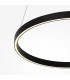 Rim LED Pendant Ceiling Light Black 3000-4000K Dimmable-2