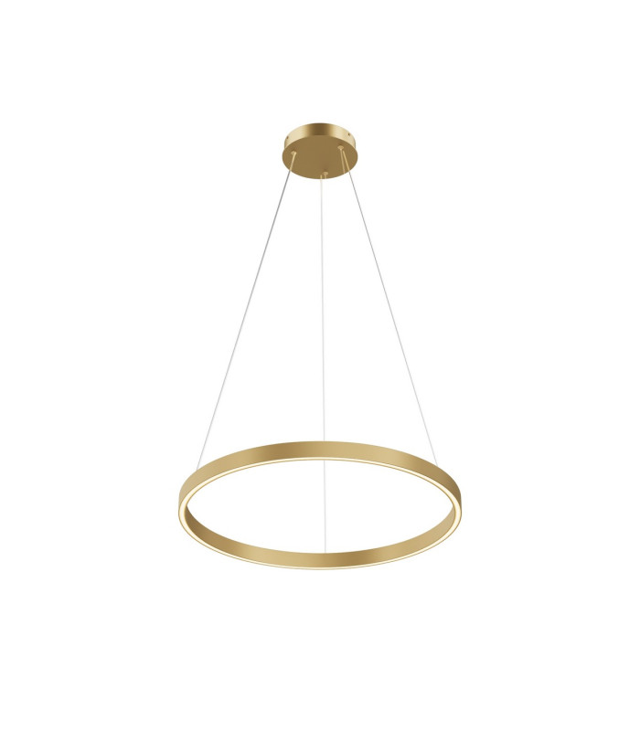 Rim LED Pendant Ceiling Light Brass 3000-4000K Dimmable-1