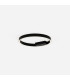 Rim LED Semi Flush Ceiling Light Black 3000-4000K Dimmable-1