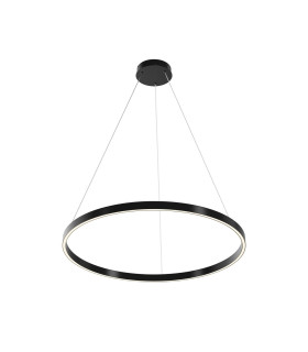 Rim LED Pendant Ceiling Light Black 3000-4000K Dimmable-1