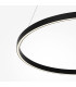 Rim LED Pendant Ceiling Light Black 3000-4000K Dimmable-2