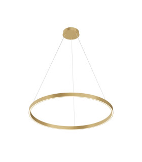 Rim LED Pendant Ceiling Light Brass 3000-4000K Dimmable-1