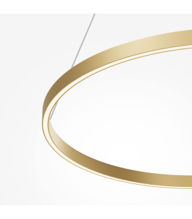 Rim LED Pendant Ceiling Light Brass 3000-4000K Dimmable-2