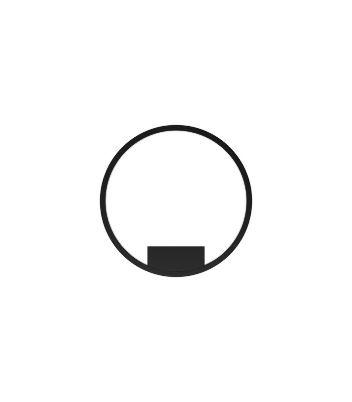 Rim LED Wall Lamp Black 3000-4000K Dimmable-1