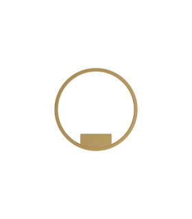 Rim LED Wall Lamp Brass 3000-4000K Dimmable-1