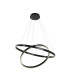 Rim LED Pendant Ceiling Light Black 3000-4000K Dimmable-1