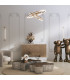 Rim LED Pendant Ceiling Light Black 3000-4000K Dimmable-2