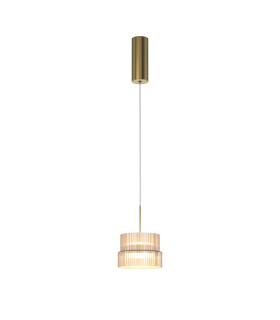 Scala LED Slim Pendant Ceiling Light Bronze 3000K-1