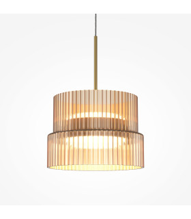Scala LED Slim Pendant Ceiling Light Bronze 3000K-2