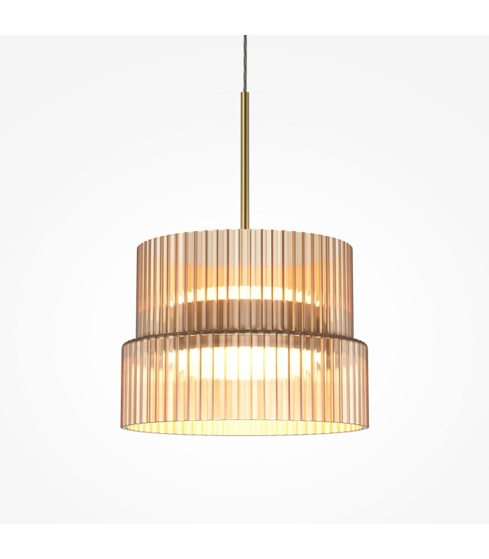 Scala LED Slim Pendant Ceiling Light Bronze 3000K-2