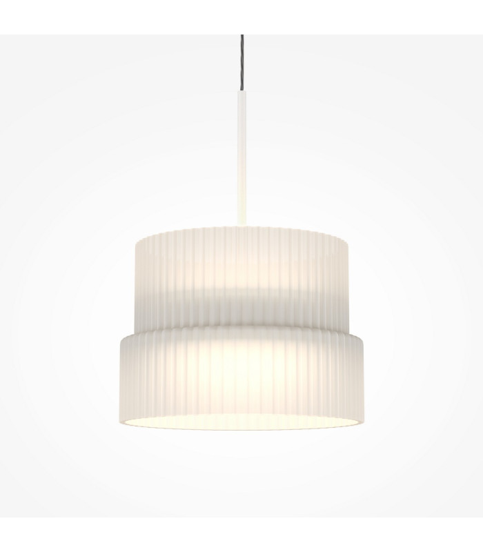 Scala LED Slim Pendant Ceiling Light White 3000K-2