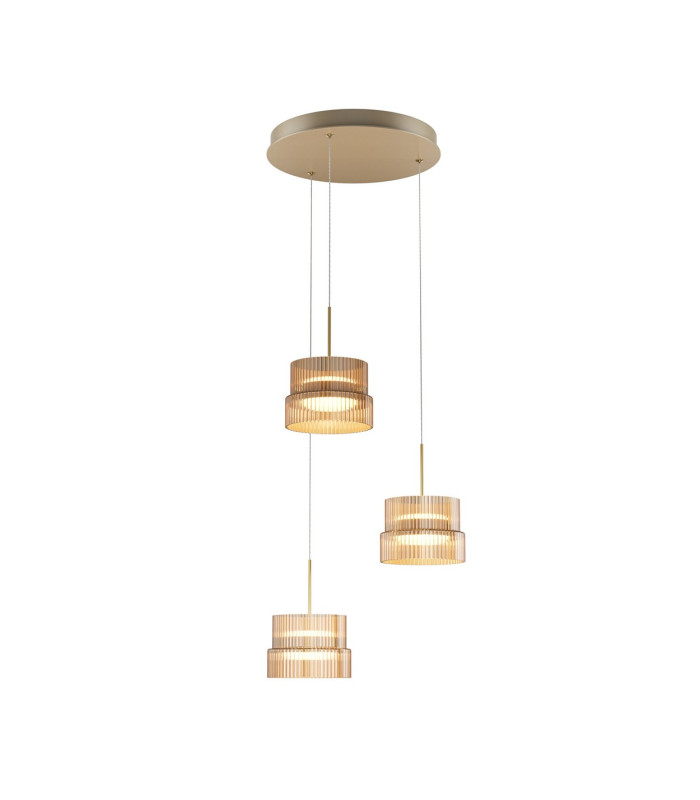 Scala LED Cluster Pendant Ceiling Light Bronze 3000K Dimmable-1