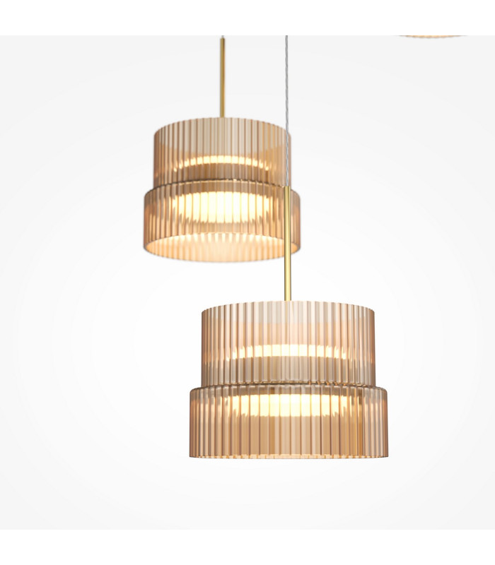 Scala LED Cluster Pendant Ceiling Light Bronze 3000K Dimmable-3