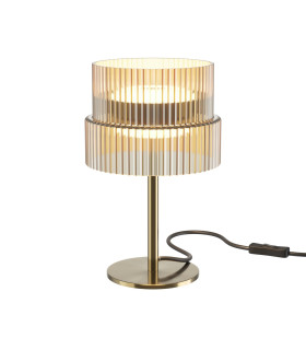 Scala LED Glass Table Lamp Bronze 3000K-1