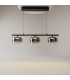 Spirito LED Bar Pendant Ceiling Light Black 3000K Dimmable-5