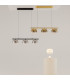 Spirito LED Bar Pendant Ceiling Light Gold 3000K Dimmable-5