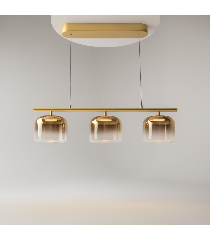 Spirito LED Bar Pendant Ceiling Light Gold 3000K Dimmable-6