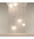 Twins LED Pendant Ceiling Light Black 3000K-5