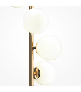 Dallas Multi Arm Floor Lamp Gold G9 Dimmable-2