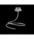Nastro LED Semi Flush Ceiling Light Nickel 3000K-5