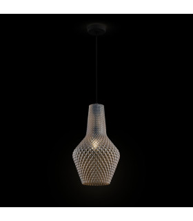 Tommy Dome Pendant Ceiling Light Black E27-2