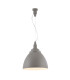 Bellevue Dome Pendant Ceiling Light Grey E27-1