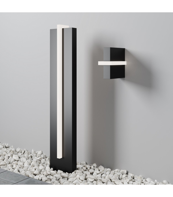 Line LED Outdoor Modern Wall Lamp Graphite 3000K IP65-4