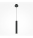 Pro Focus Slim Pendant Ceiling Light Black GU10-1